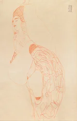 Semidesnudo reclinado (masturbándose)
